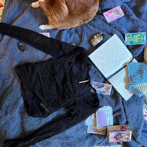 Elegant Black Lace Blouse